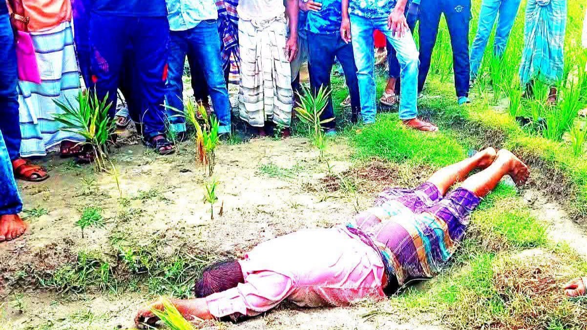 নীলফামারীতে আদা ক্ষেত থেকে কবিরাজের মরদেহ উদ্ধার